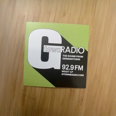 G-Town Radio - Merchandise - Sticker 1000x1000